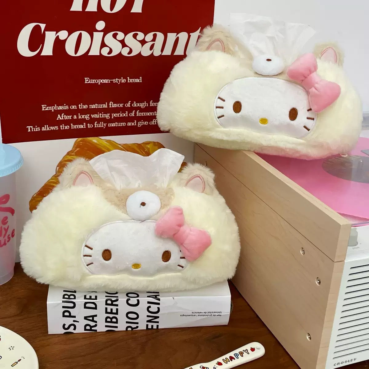 Plush Tissue Box｜Hello Kitty